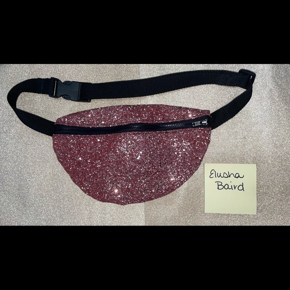 Handmade Pink Glitter Fanny Pack! - Picture 1 of 3